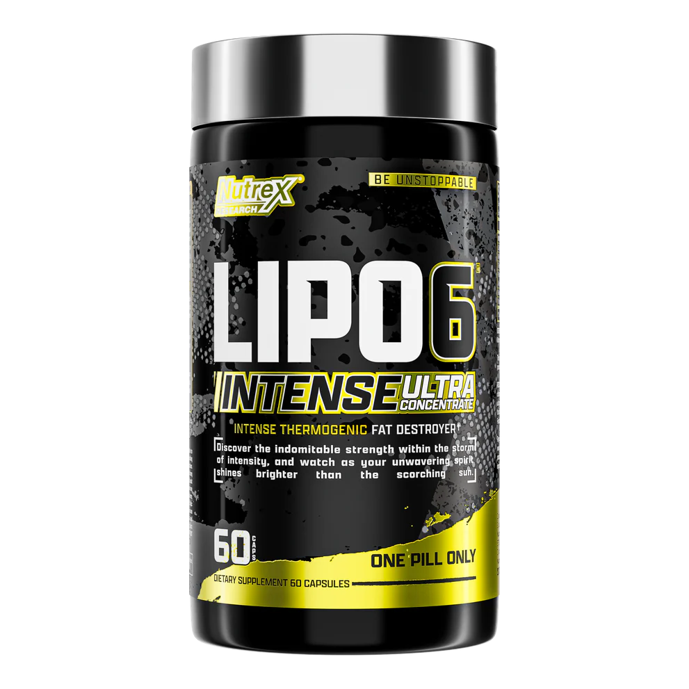 Nutrex Lipo-6 Intense Ultra Concentrate 60 capsules | Extreme Thermogenic Fat Burner