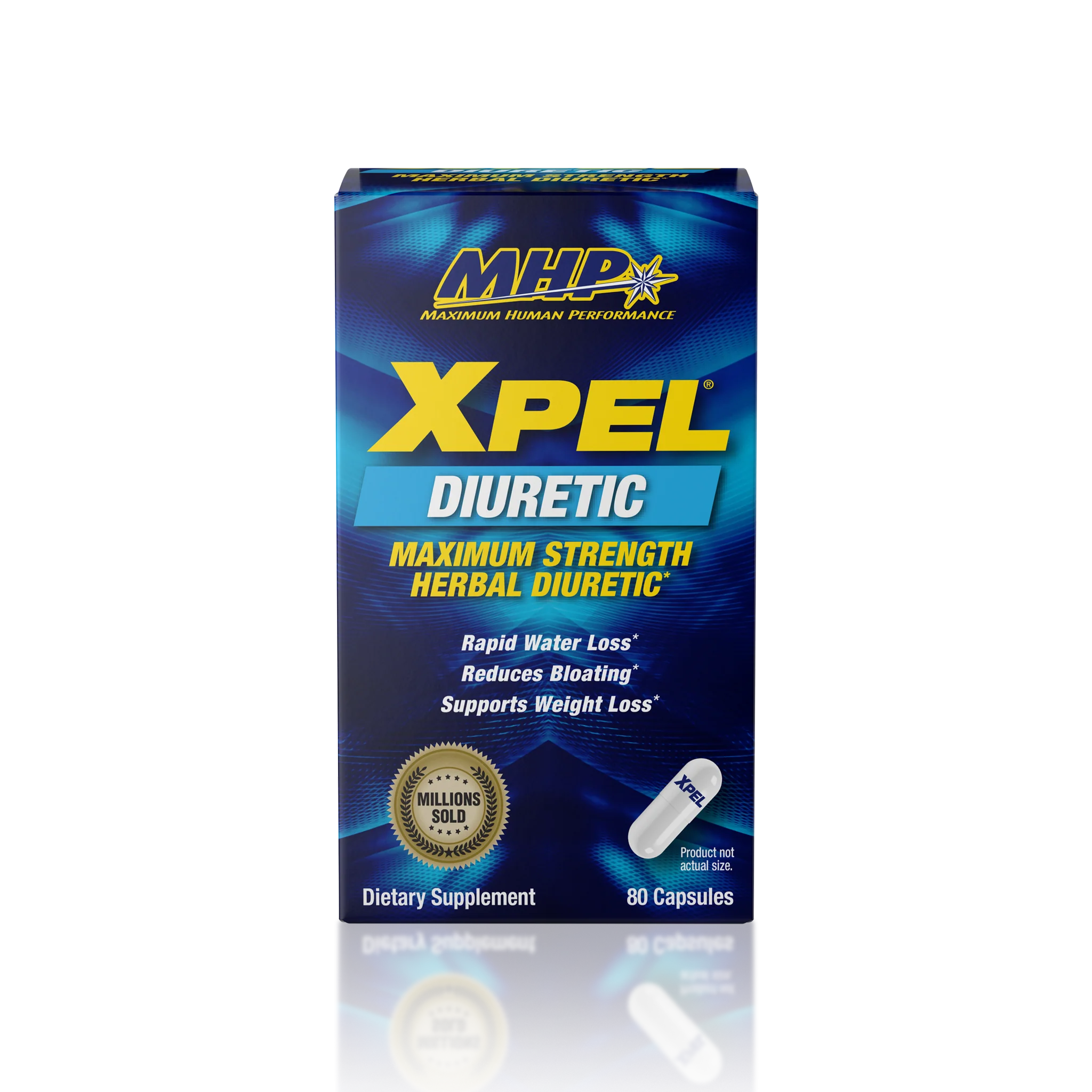 MHP XPEL DIURETIC 80 CAPSULES | BEST HERBAL DIURETIC IN THE WORLD